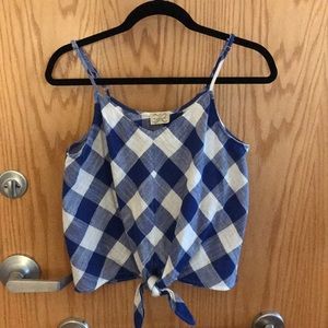 Plaid summer top
